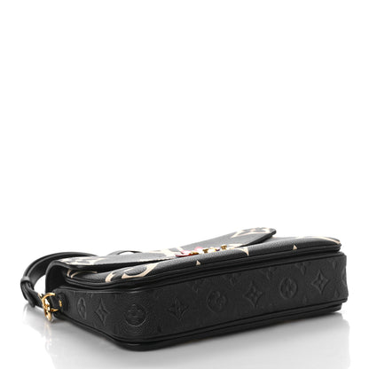 Louis Vuitton Empreinte Monogram Giant Crafty Pochette Metis Black Creme 4 of 8