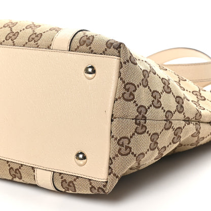 Gucci Monogram Medium Abbey Tote Off White 10 of 11