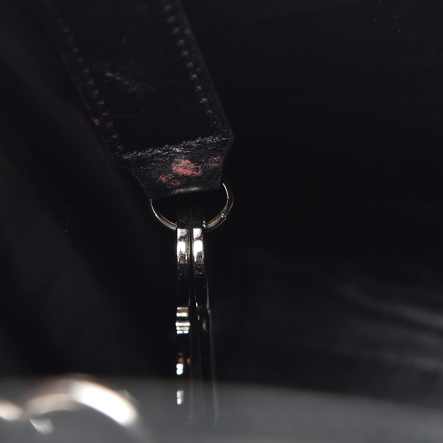 Saint Laurent Croc Calfskin Embossed Nano Sac De Jour Black 9 of 12