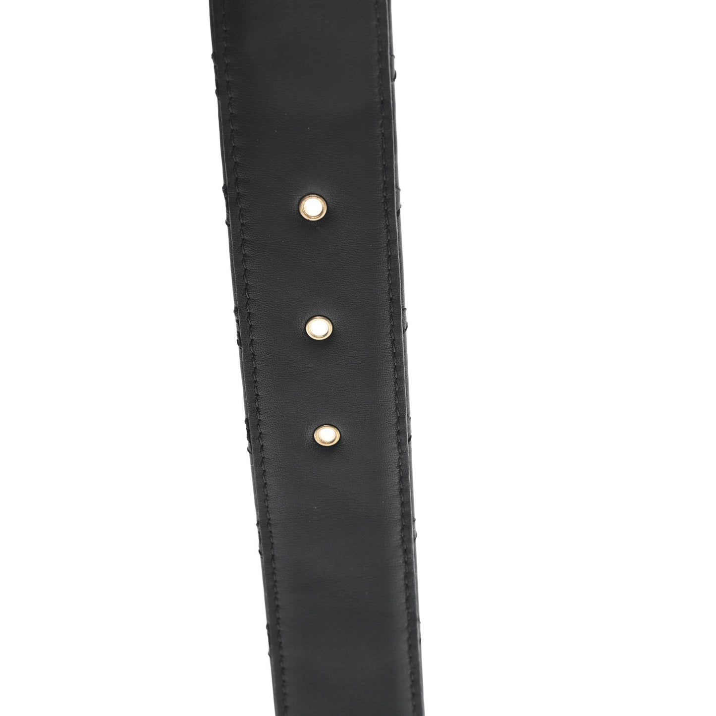 Lambskin Quilted CC Chain Belt 90 36 Black
