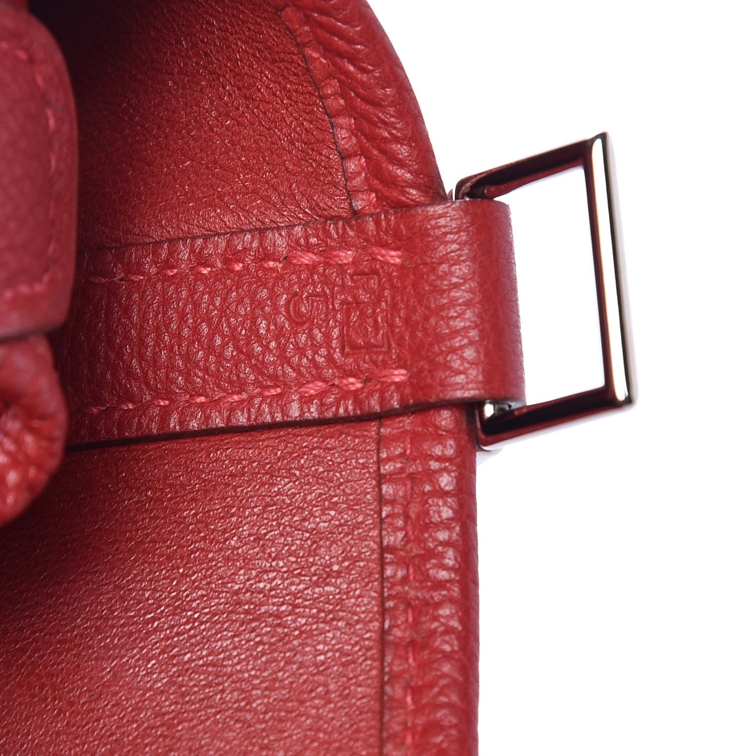 Hermes Taurillon Clemence Vibrato Picotin 18 PM Rouge Casaque 7 of 13