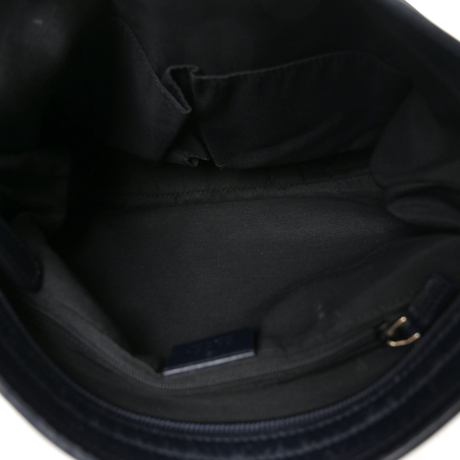 Gucci GG Supreme Monogram Web Flat Messenger Bag Navy 5 of 10