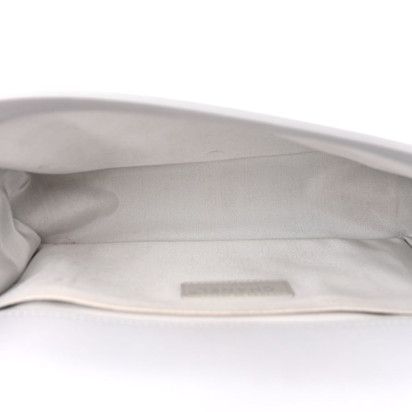 Lambskin Quilted Medium Boy Flap Grey
