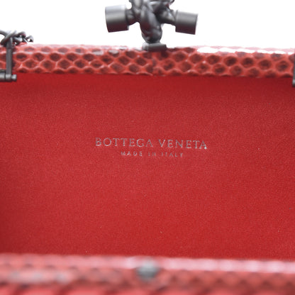 Bottega Veneta Satin Ayers Intrecciato Chain Knot Clutch Boucher 5 of 8