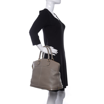 Louis Vuitton Suhali Lockit MM Greige 2 of 15