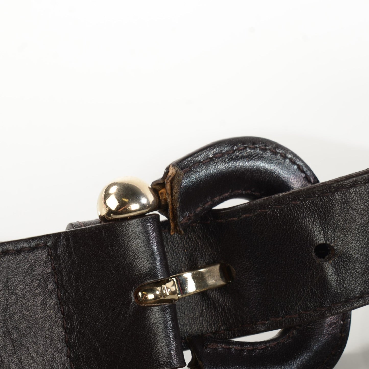 Leather Quilted Brook Hobo Brown