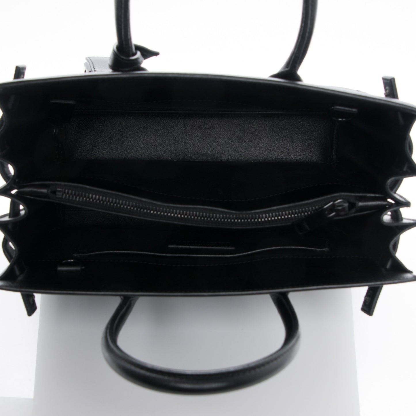 Calfskin Patchwork Baby Sac De Jour Black