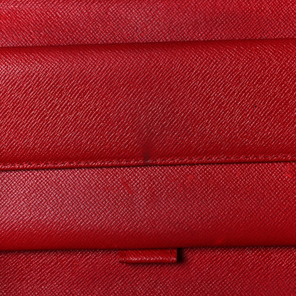Louis Vuitton Epi Porte Tresor International Wallet Castillan Red 9 of 10