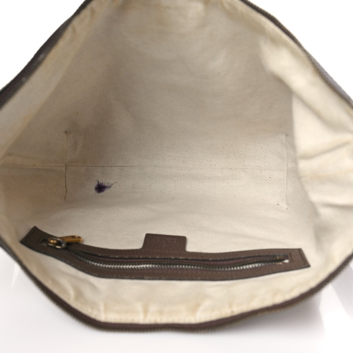 Gucci GG Supreme Monogram Web Small Ophidia Half Moon Hobo Brown 5 of 14