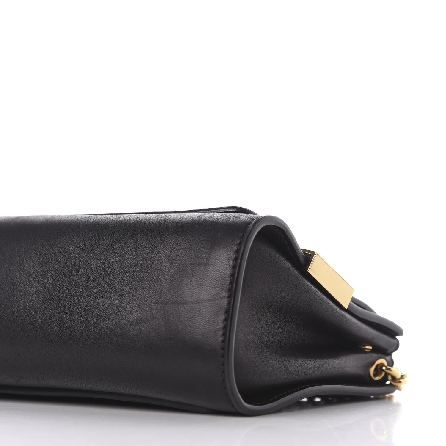 Chloe Lambskin Medium Elle Chain Clutch Black 8 of 9