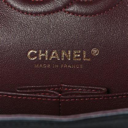 Chanel Lambskin Quilted Medium Double Flap Black 6 of 10