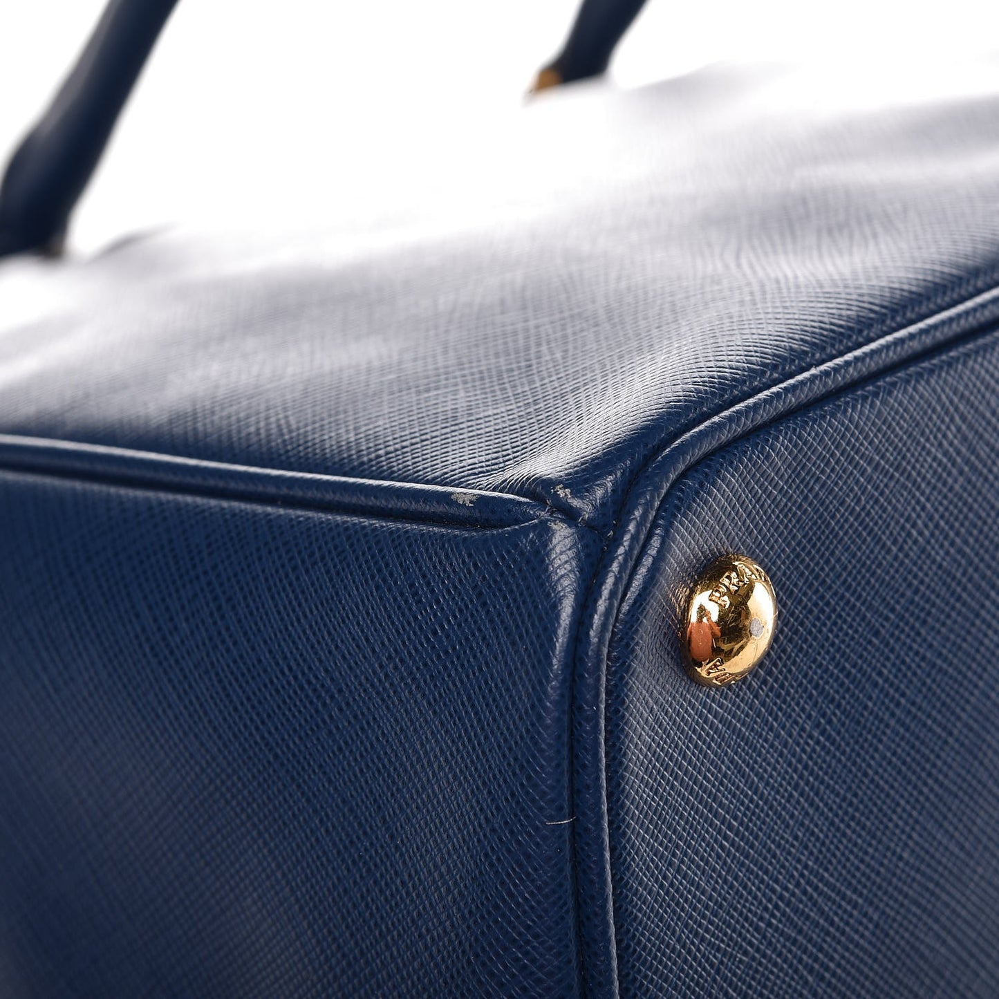 Saffiano Large Galleria Double Zip Tote Bluette