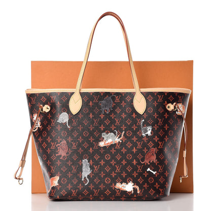 Louis Vuitton Catogram Neverfull MM Marron 10 of 10