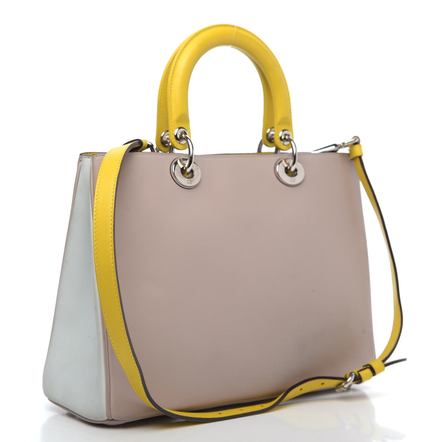 Smooth Calfskin Medium Tri-Color Diorissimo Tote