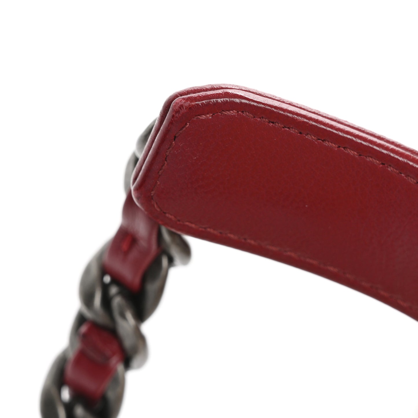 Goatskin Quilted Medium Chanel 19 Flap Red
