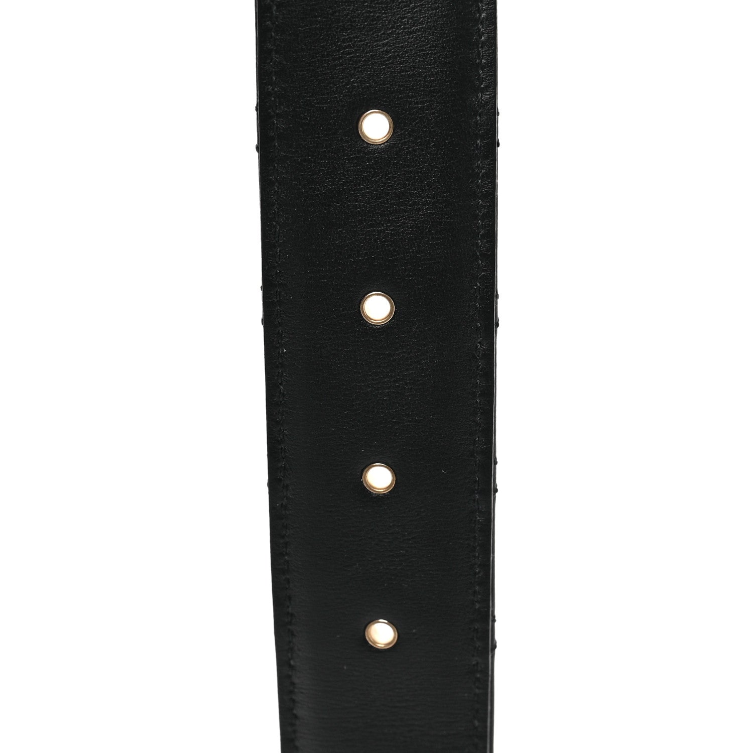 Chanel Calfskin Quilted CC Chain Belt 95 38 Black 6 of 6