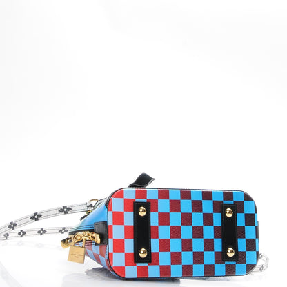 Louis Vuitton Epi Damier Race Alma BB Blue Vert 5 of 8
