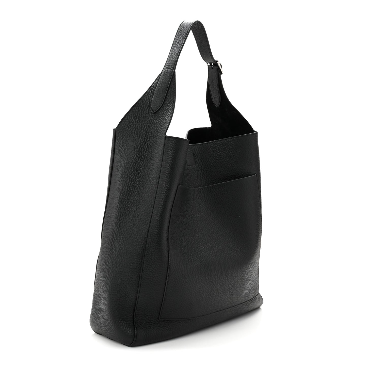 Grained Calfskin Blake Hobo Black