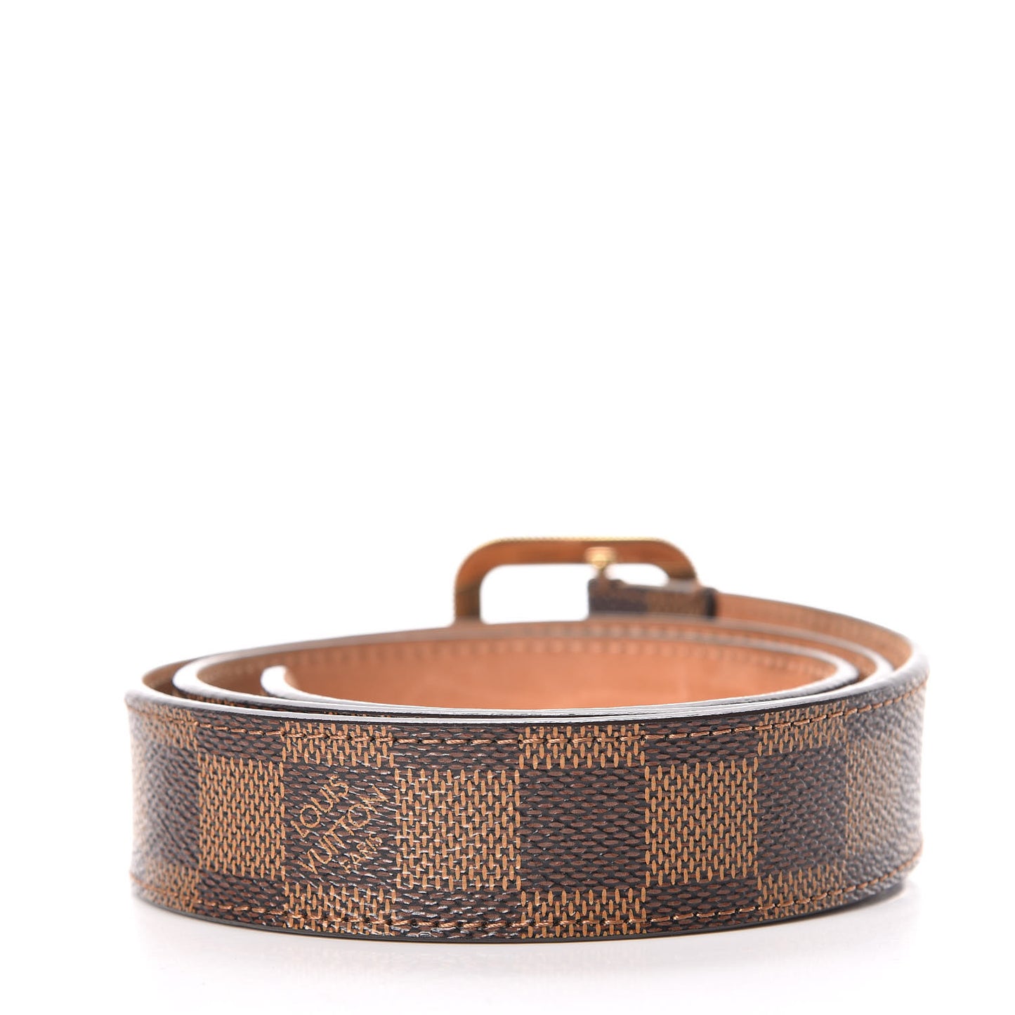 Damier Ebene Tresor Belt 80 32