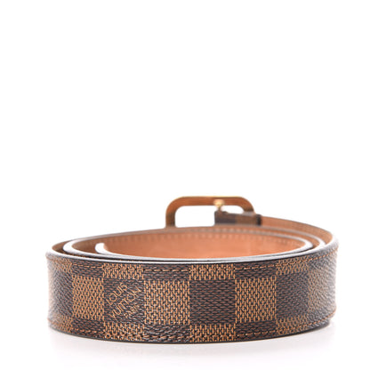 Louis Vuitton Damier Ebene Tresor Belt 80 32 3 of 11