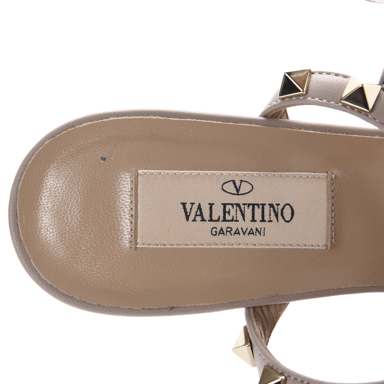 Valentino Garavani Patent Nappa Rockstud Ankle Strap 65mm Pumps 36.5 Black Poudre 6 of 10