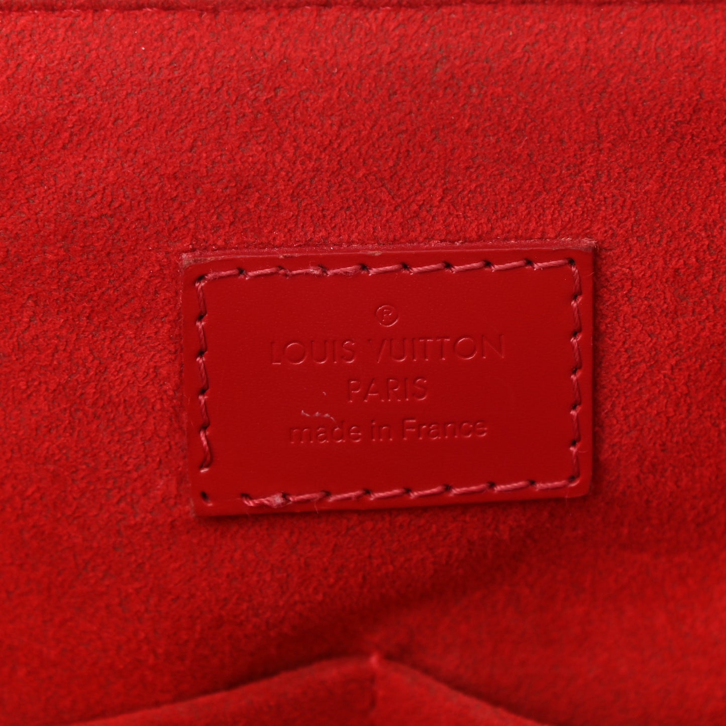 Damier Ebene Caissa Tote MM Cherry