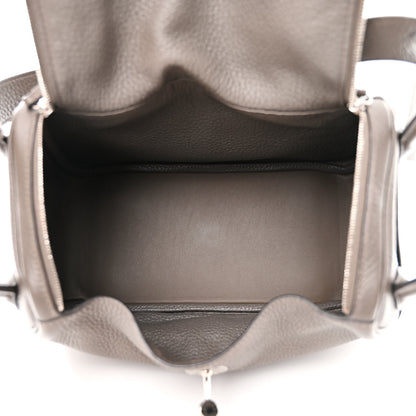 Hermes Taurillon Clemence Lindy 26 Etain 5 of 18
