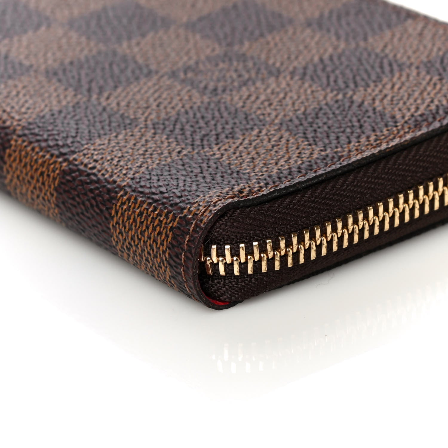 Louis Vuitton Damier Ebene Clemence Wallet Cherry 9 of 12