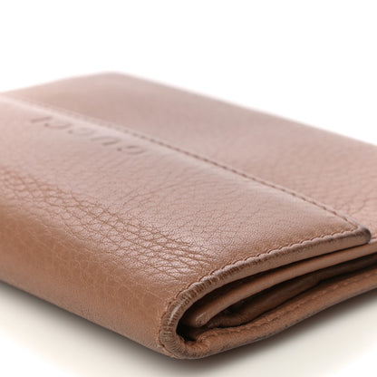 Gucci Deerskin Continental Flap Wallet Brown 26 of 26