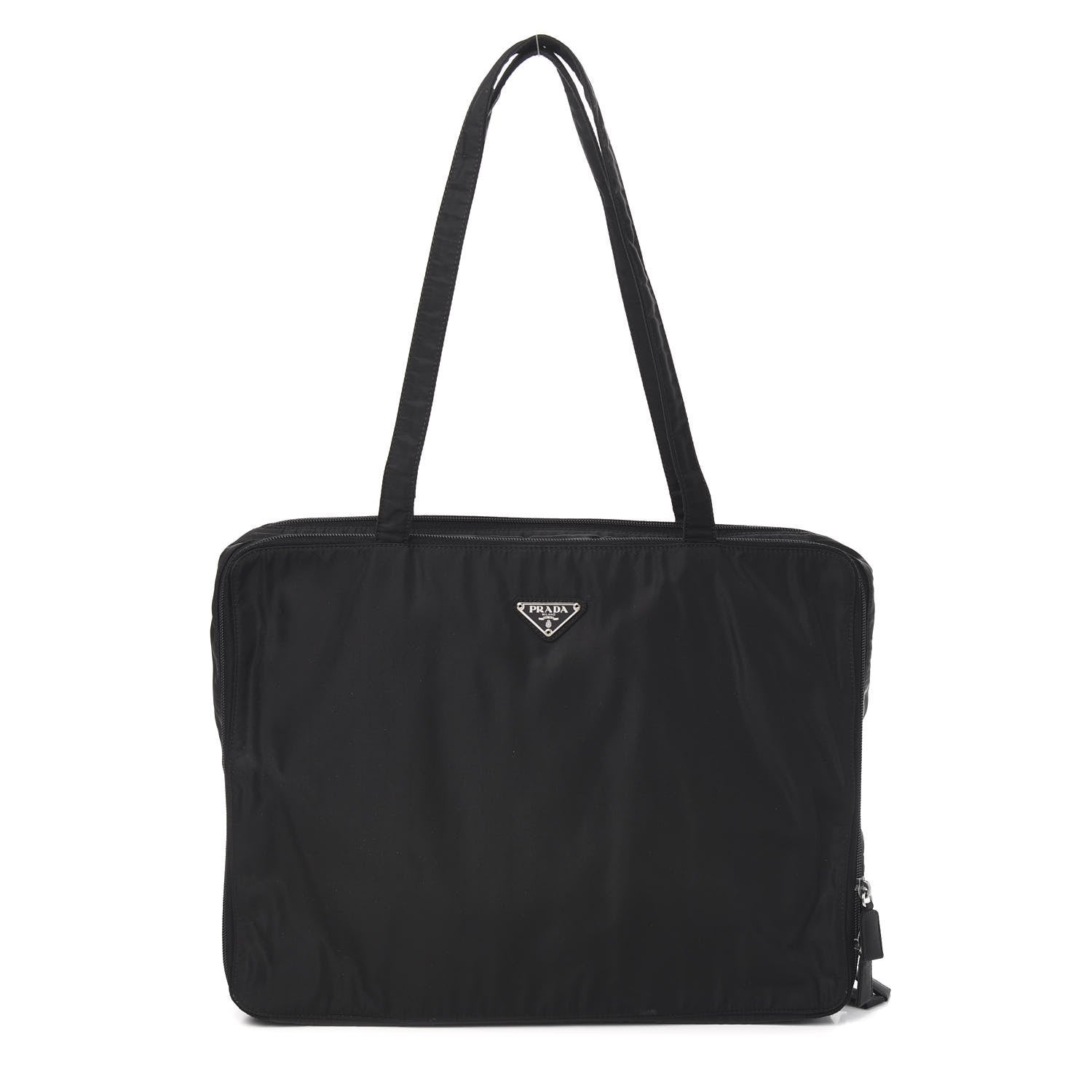 Prada Tessuto Nylon Briefcase Black 1 of 11