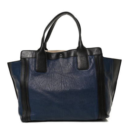 Chloe Calfskin Small Alison East West Tote Navy 1 of 11