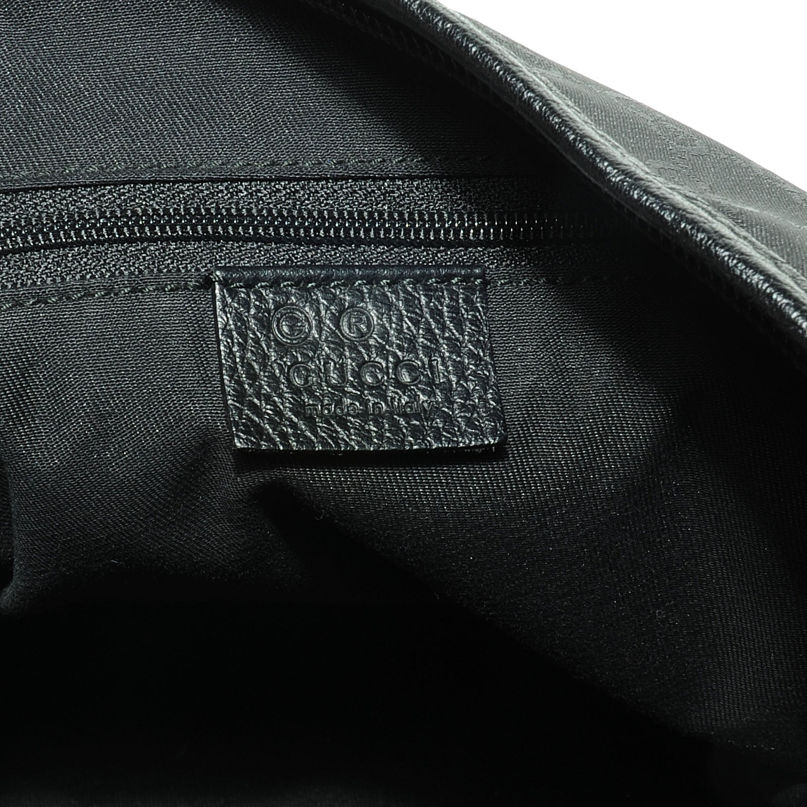 Gucci Monogram Abbey Messenger Bag Black 5 of 7