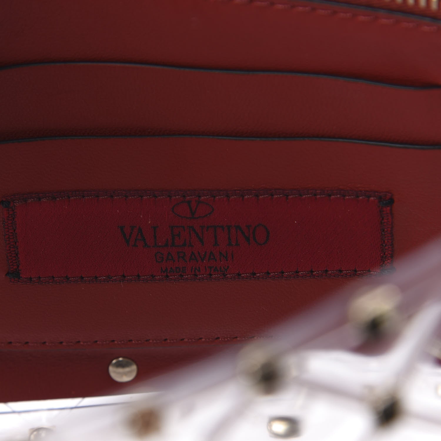 Valentino Garavani PVC Medium Rockstud Spike Shoulder Bag 6 of 9