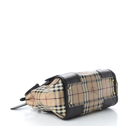 Burberry Haymarket Check Small Gladstone Chocolate 4 of 9