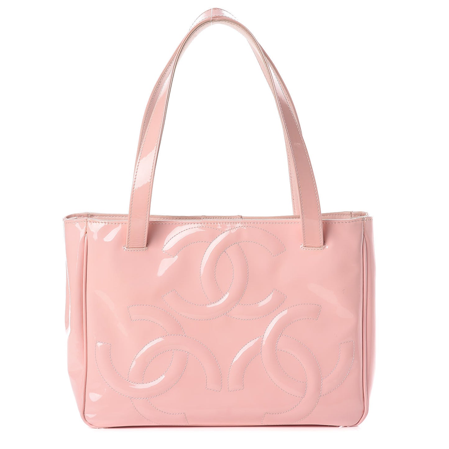 Patent CC Logo Tote Pink