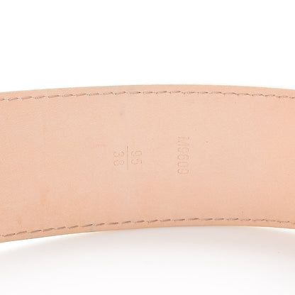 Louis Vuitton Damier Azur LV Initiales Belt 95 38 9 of 11