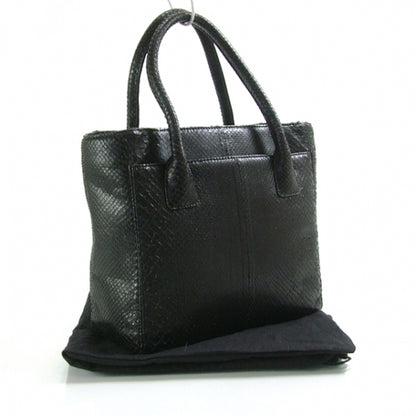 Chanel Python Cerf Shopper Black 3 of 11