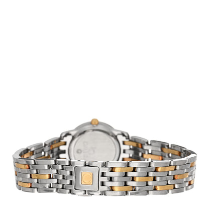 Omega Stainless Steel 18K Yellow Gold 22mm De Ville Prestige Quartz Watch Champagne 4370.12.00 3 of 4