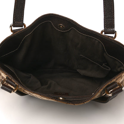 Gucci Monogram Medium Charmy Shoulder Bag Brown 5 of 7