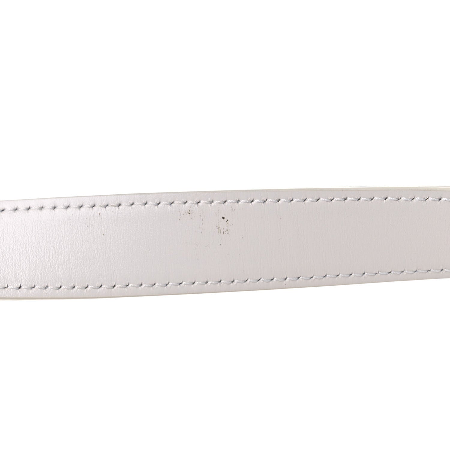 Celine Shiny Calfskin Medium Triomphe White 13 of 14