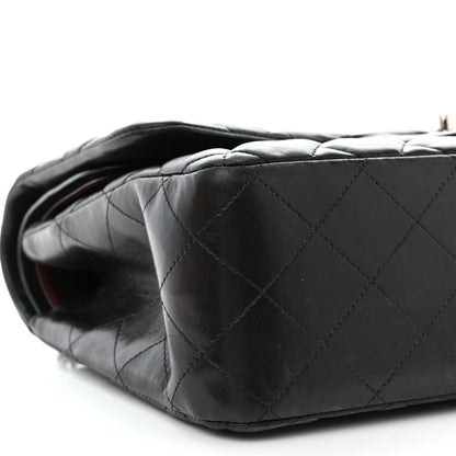 Chanel Lambskin Quilted Jumbo Double Flap Black 9 of 12