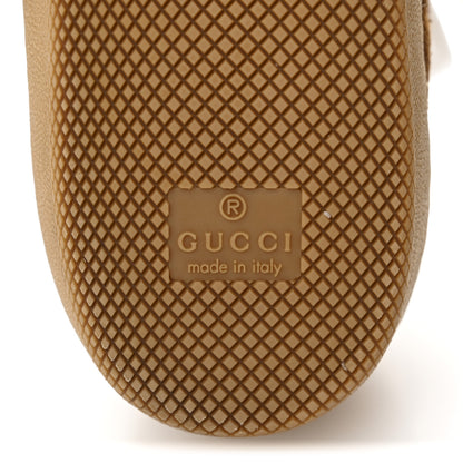 Gucci Suede GG Monogram Womens G75 Sneakers 37.5 Beige Dark Brown 7 of 9