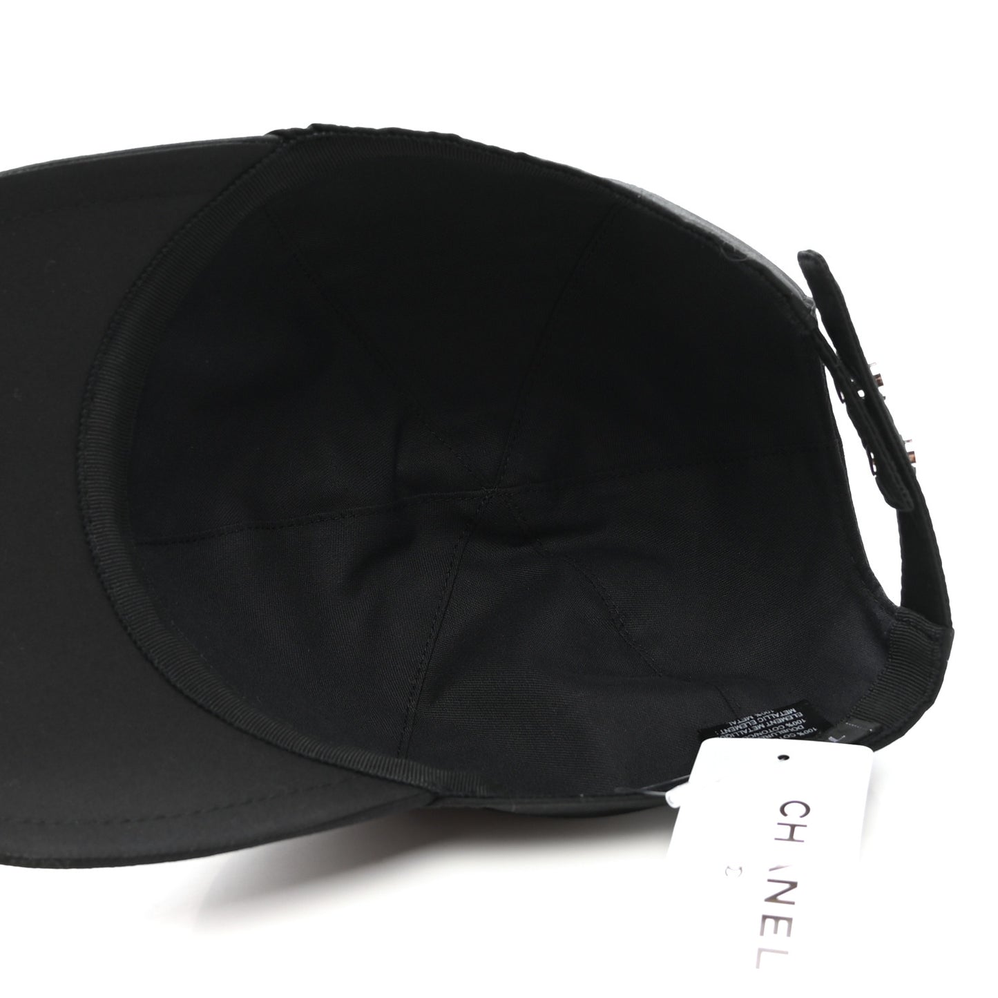Cotton CC Cap Hat Black