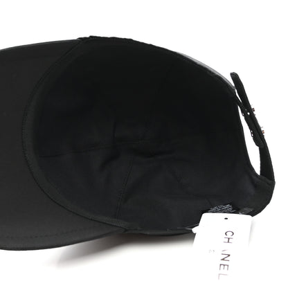 Chanel Cotton CC Cap Hat Black 7 of 8