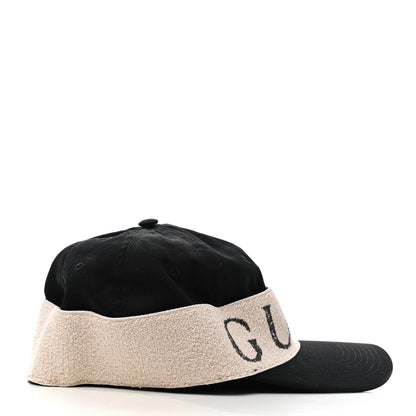 Gucci Gabardine Gucci Headband Baseball Hat L Black 6 of 10