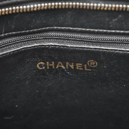Chanel Lambskin Quilted Medallion Tote Black 8 of 15