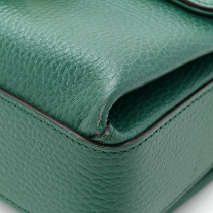 Gucci Dollar Calfskin Interlocking G Crossbody Bag Emerald 15 of 18