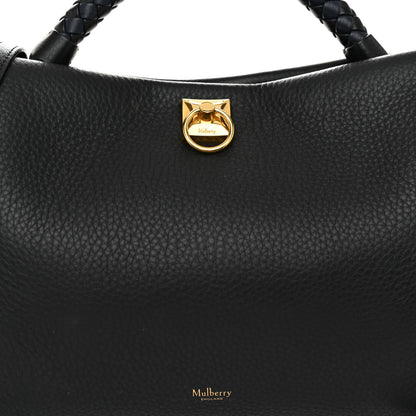 Mulberry Heavy Grain Iris Tote Black 6 of 10