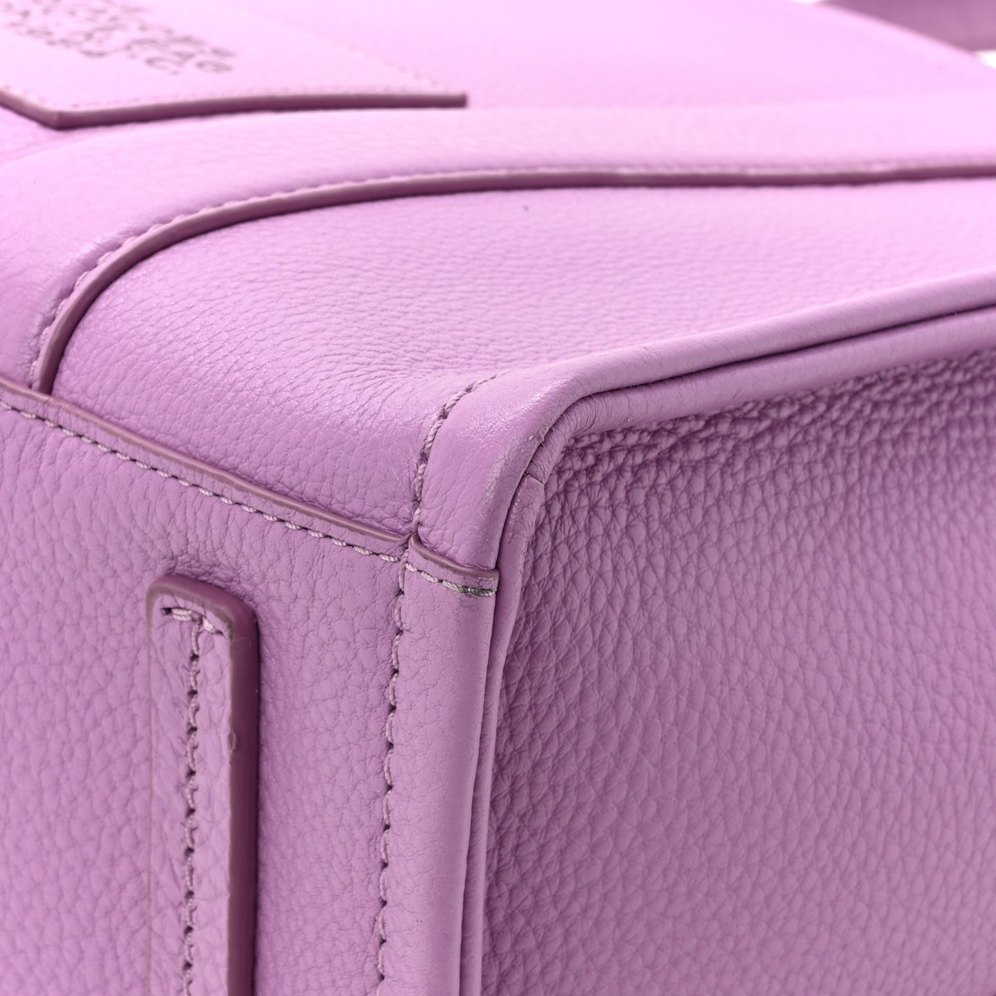 Grained Calfskin Medium The Tote Bag Regal Orchid