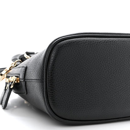 Gucci Dollar Calfskin Small GG Charm Dome Bag Black 9 of 11